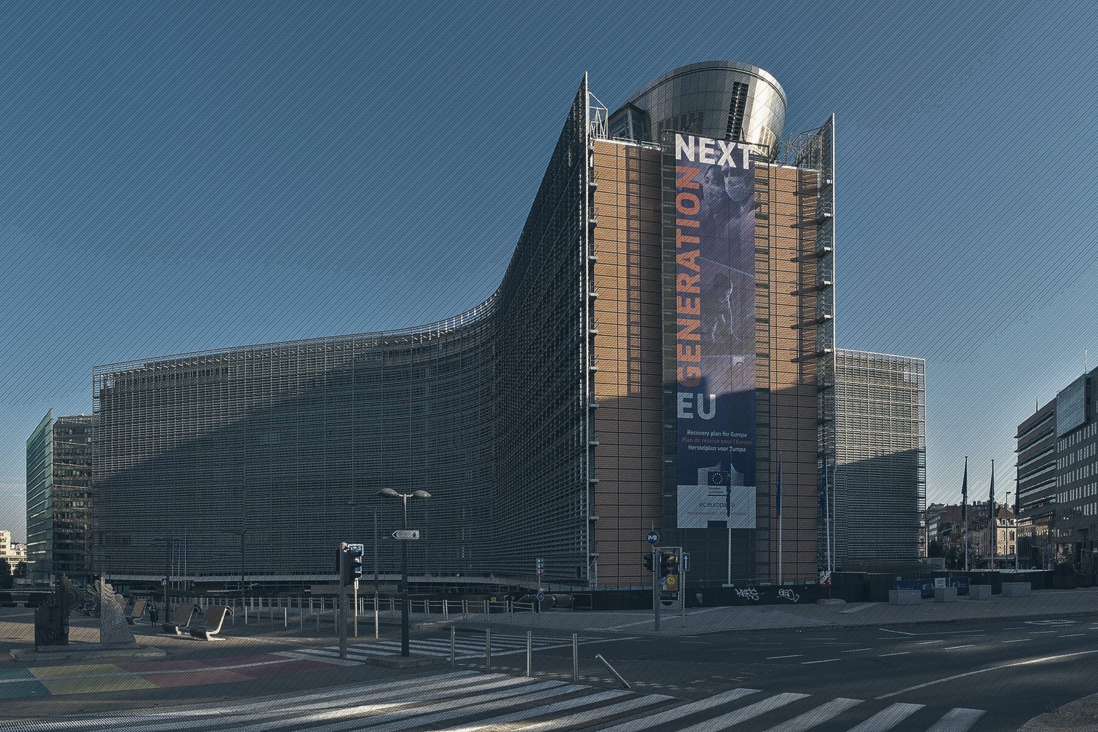 The Berlaymont building, headquarters of the European Commission in Brussels